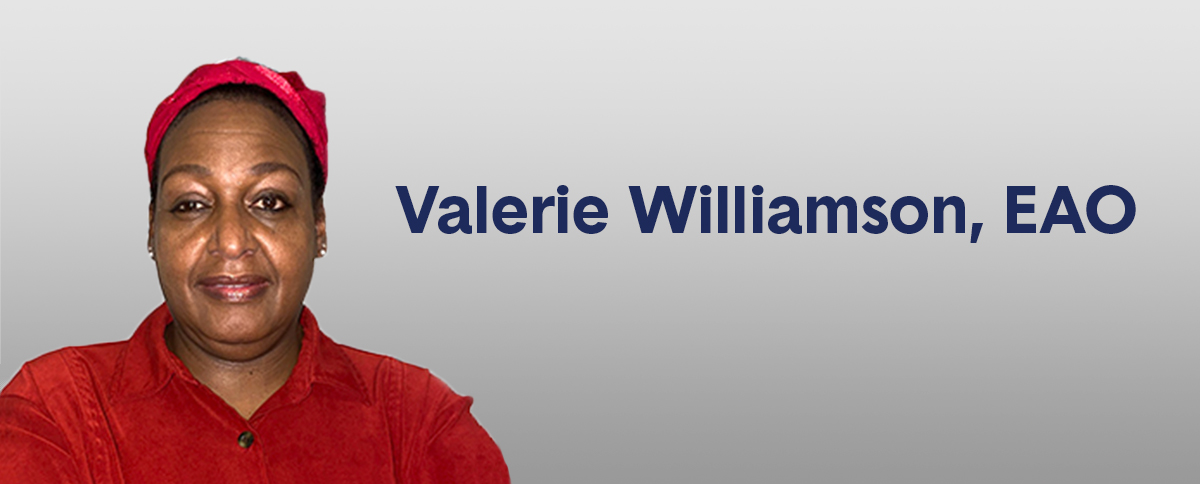 Portrait de Valerie Williamson.